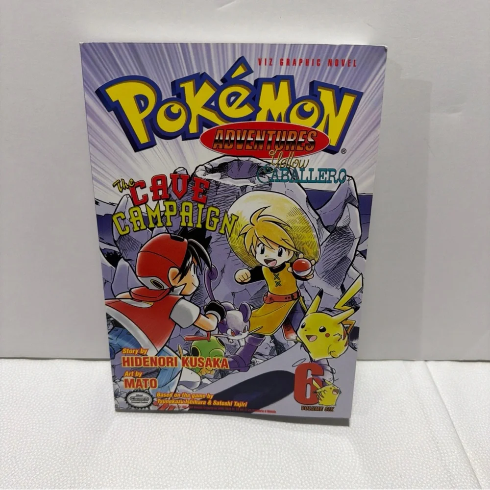 Pokemon Adventures Yellow Caballero Vol 6 Manga 🪄 Cave Campaign English 2002